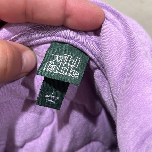 Wild Fable Lavender Quilted Hoodie - Picture 2 of 6
